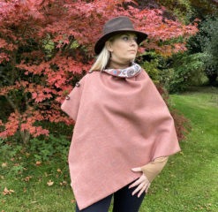 terracotta-wool-poncho-cape-rose-and-bows
