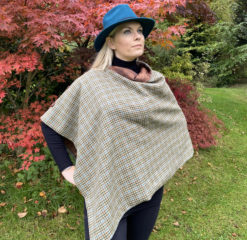 turquoise-dogtooth-tweed-poncho-cape