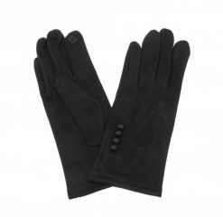 Black-button-gloves