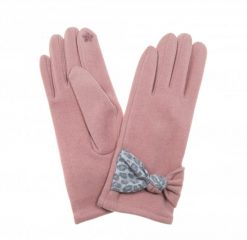 Pink-leopard-bow-gloves