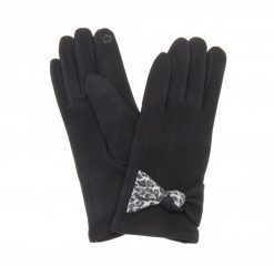 Black-leopard-bow-gloves